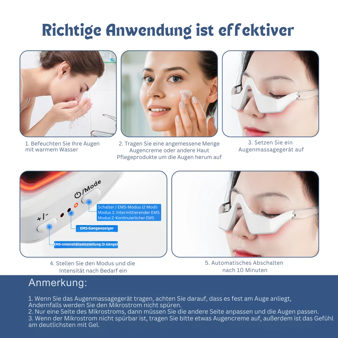 Rotlicht-Augenmaske™ | Reduziert dunkle Ringe und verjüngt