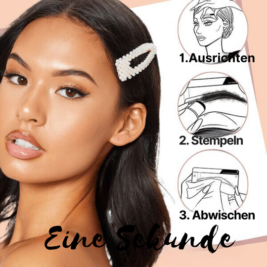 BrowMaster™ | Komplettes Augenbrauen-Stempel-Formungsset