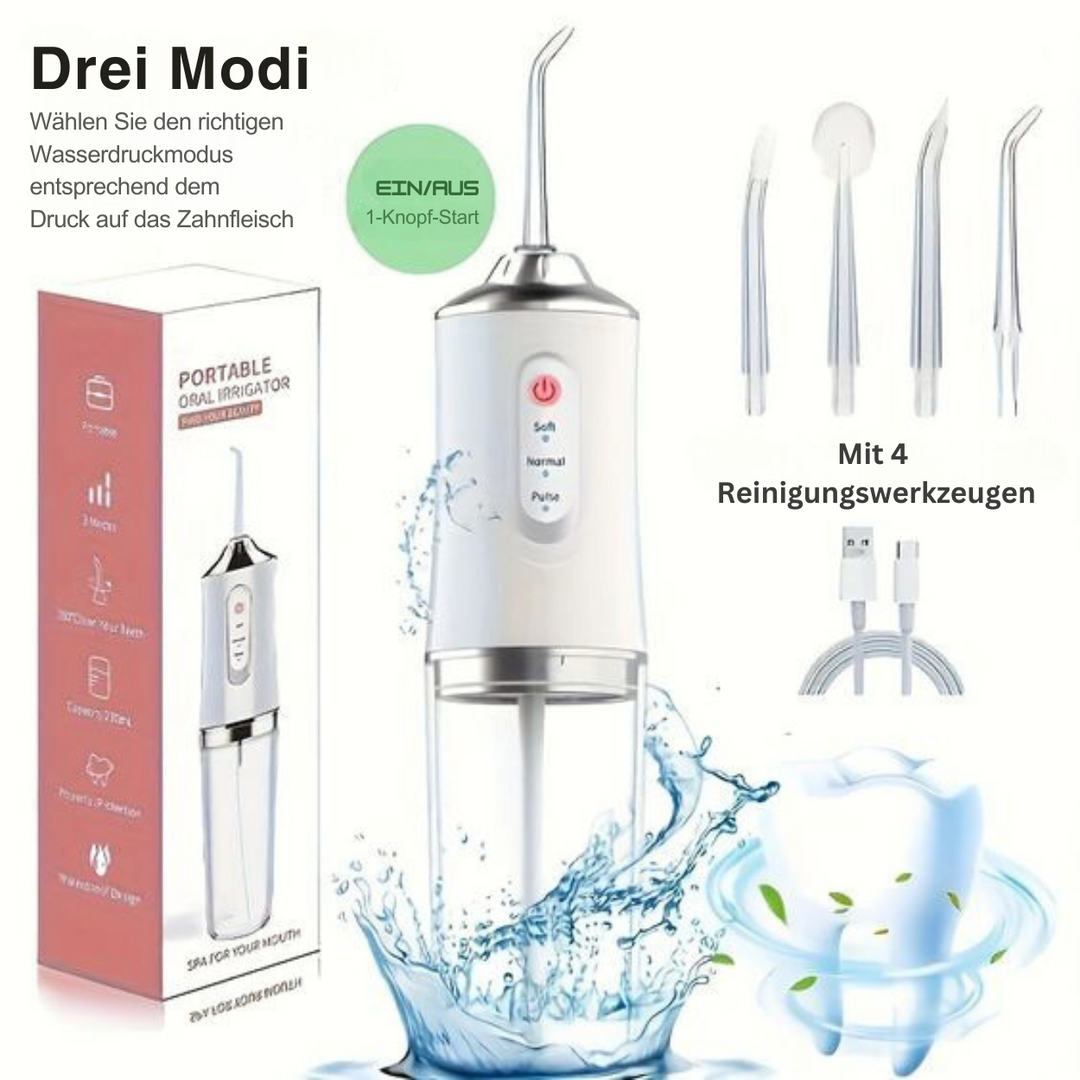 Oral Irrigator™ | Verbessern Sie Ihre Zahnpflege-Routine ganz einfach