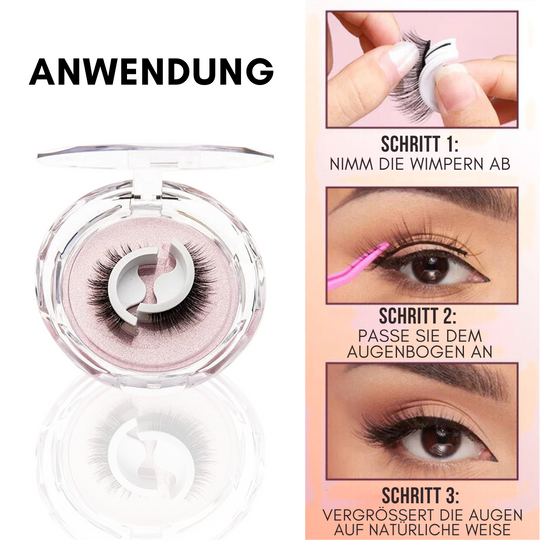 Streifenwimpern™ | Die Zukunft der falschen Wimpern ist kleberfrei