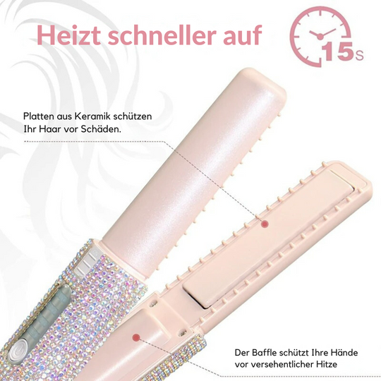 Glanz Styler™  | Ihr funkelndes Must-have für perfektes Haarstyling unterwegs!