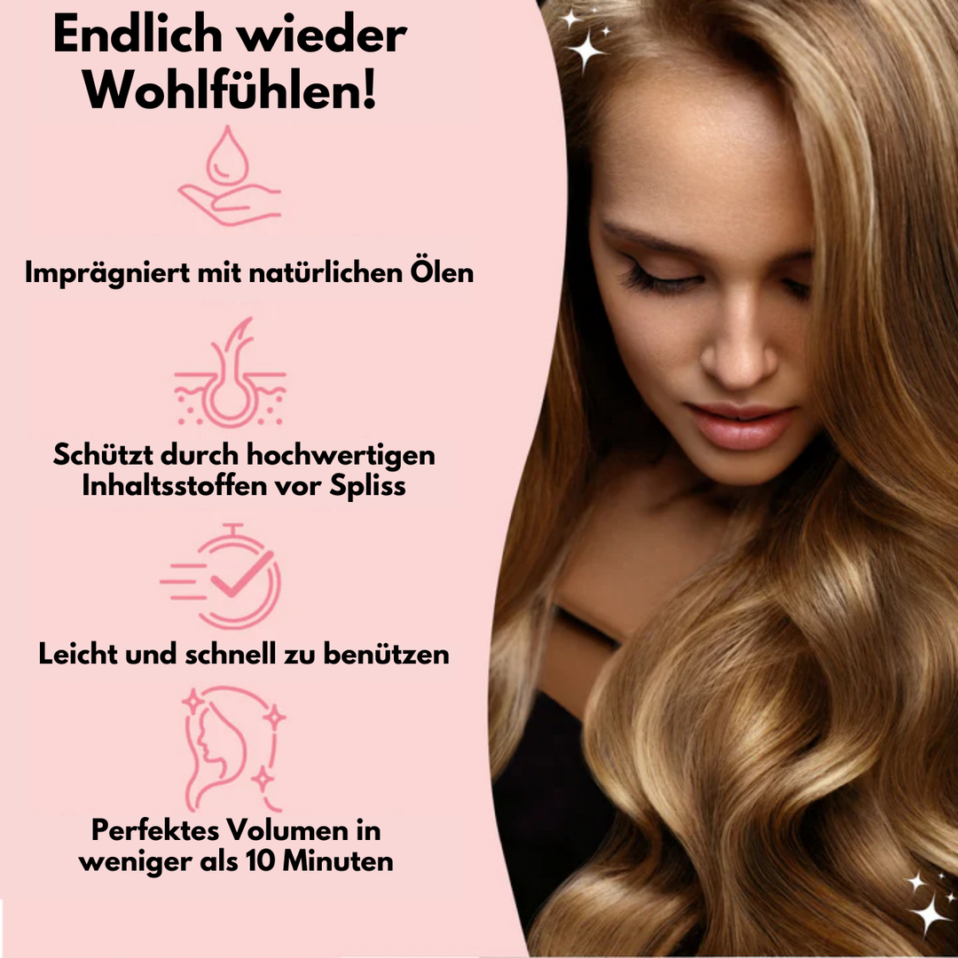 SmoothCurl™ | 3-in-1-Ionen-Lockenstab & Haarglätter