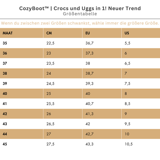 CozyBoot™ | Crocs und Uggs in 1! Neuer Trend