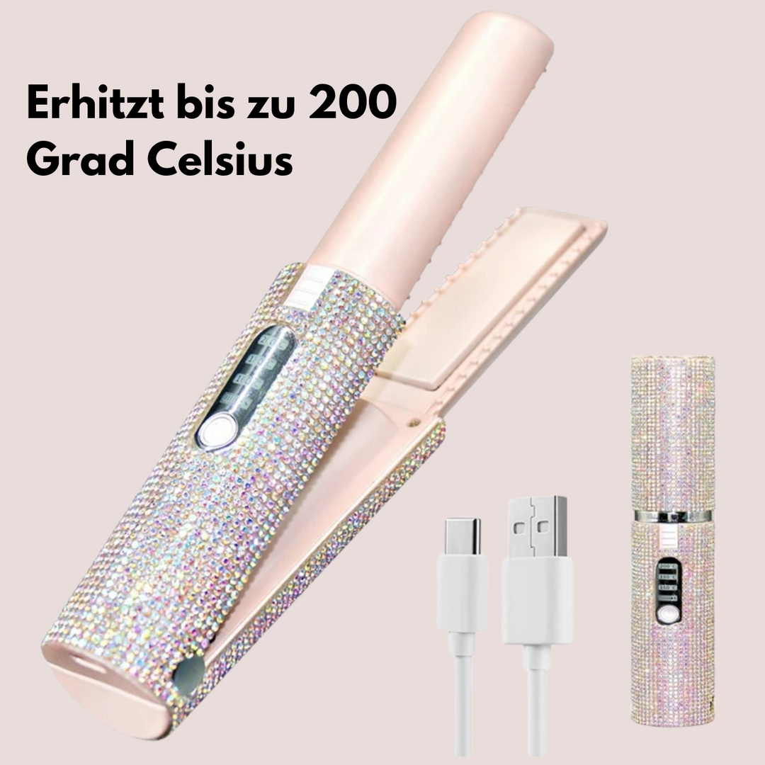 Glanz Styler™  | Ihr funkelndes Must-have für perfektes Haarstyling unterwegs!